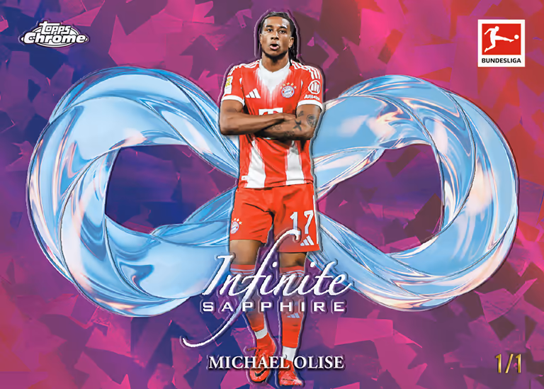 Michael Olise 2025 Topps Merlin Chrome