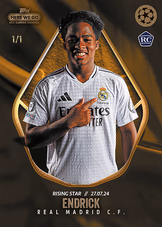 Endrick 2024 Topps Inception UEFA Club Competitions