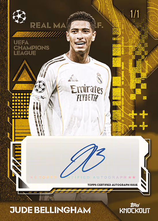 Jude Bellingham 2025 Topps UCC Knockout 35/50