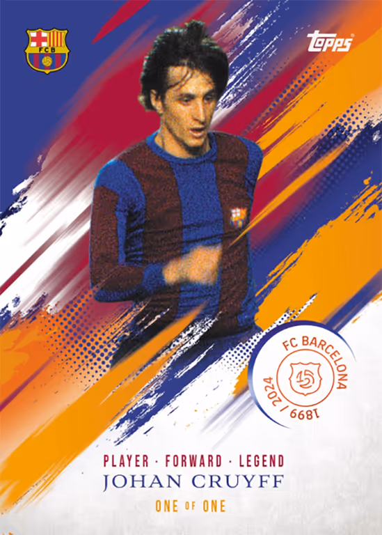 Johan Cruyff 2024 Topps Inception UEFA Club Competitions
