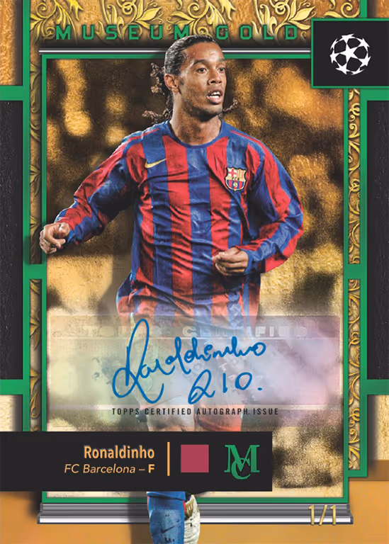 Ronaldinho 2024 Topps Inception UEFA Club Competitions