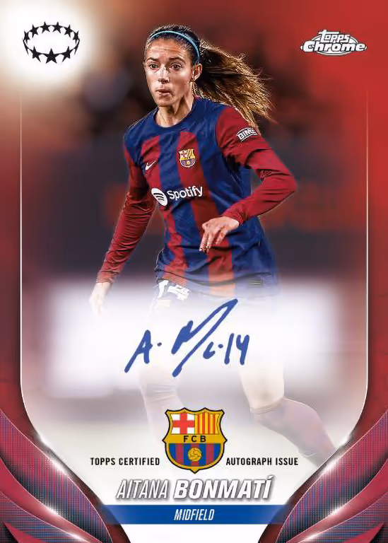 Aitana Bonmati 2023 Topps Inception UEFA Club Competitions
