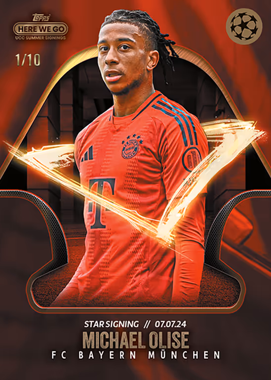 Michael Olise 2024 Topps Finest UEFA Club Competitions