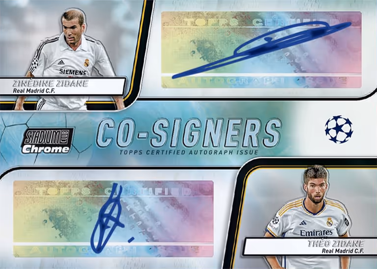 Zinedine Zidane 2023 Topps Inception UEFA Club Competitions