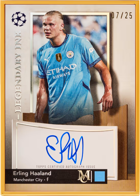 Erling Haaland 2024 Topps Inception Bundesliga
