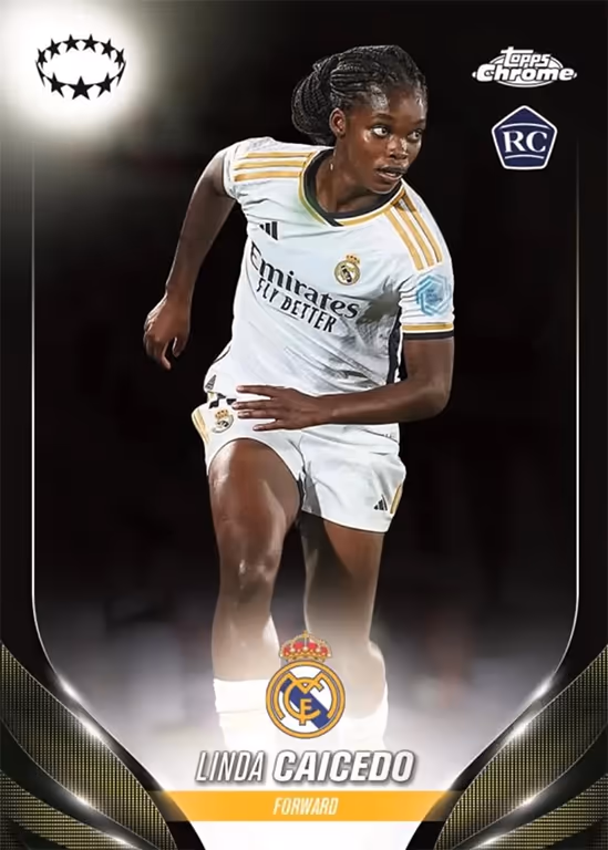 Linda Caicedo 2023 Topps Inception UEFA Club Competitions