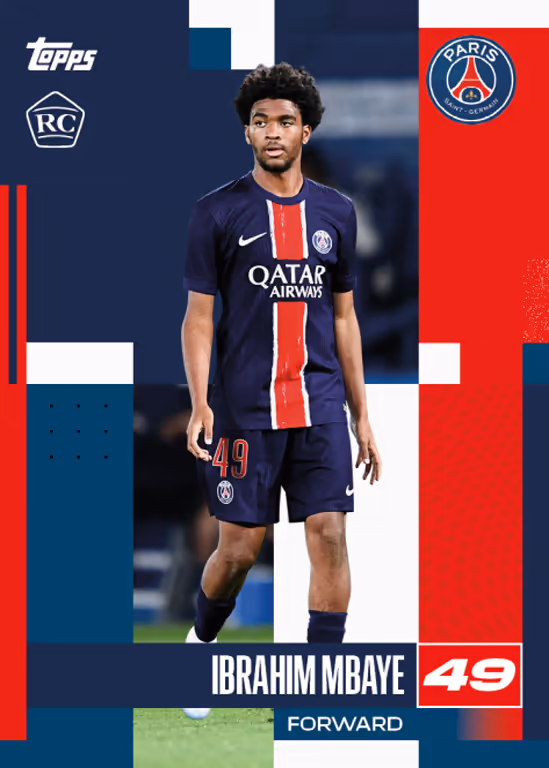 Ibrahim Mbaye 2024 Topps Inception UEFA Club Competitions