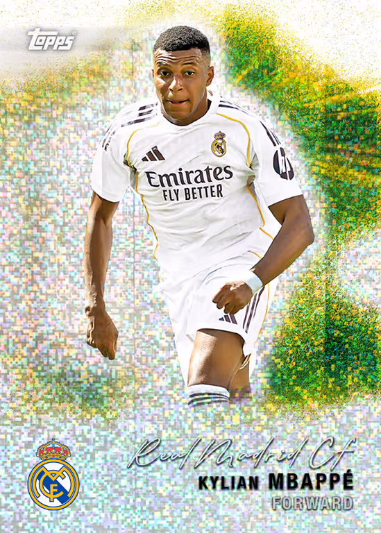 Kylian Mbappé 2025 Topps Los Blancos Real Madrid
