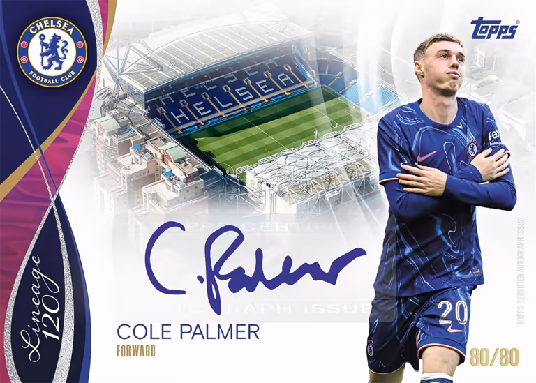 Cole Palmer 2024 Topps Inception UEFA Club Competitions