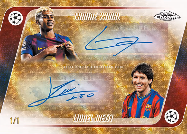 Lamine Yamal 2025 Topps Chrome Merlin