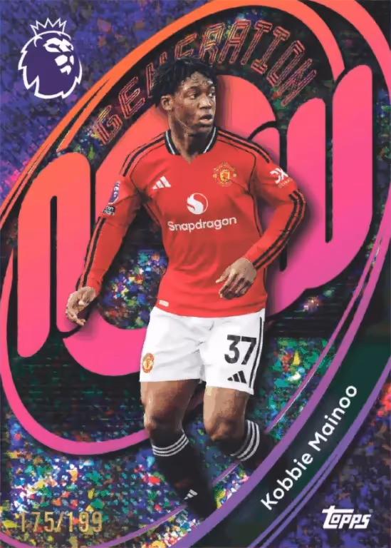Kobbie Mainoo 2025 Topps Chrome Premier League
