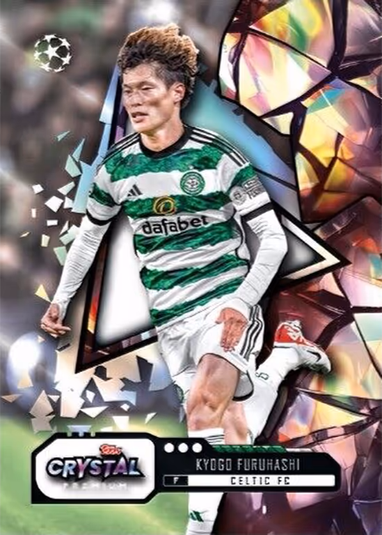 Kyogo Furuhashi 2023 Topps Crystal Premium UEFA Champions League
