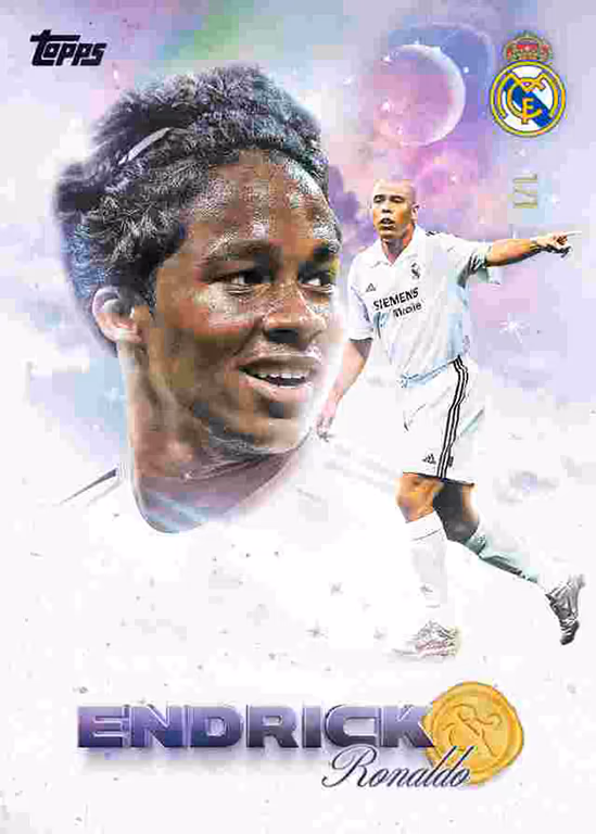 Endrick 2025 Topps Real Madrid Team Set /250