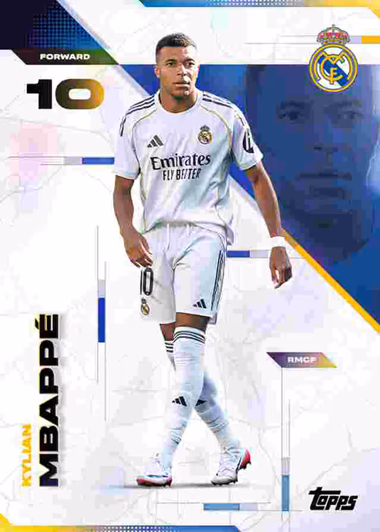 Kylian Mbappe 2025 Topps Los Blancos