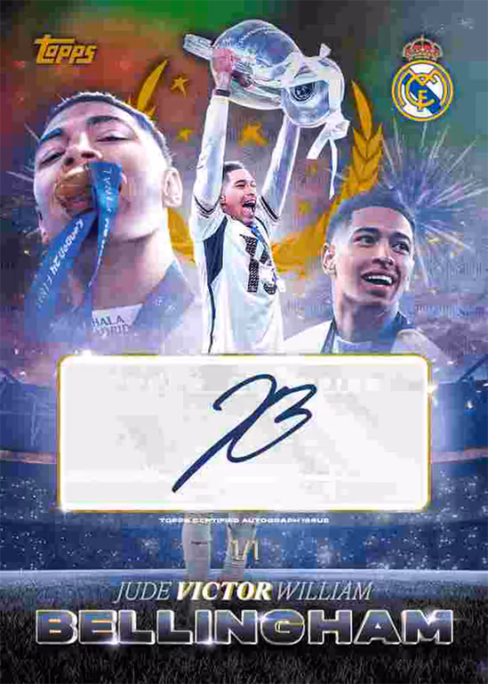 Jude Bellingham 2025 Topps Los Blancos /10