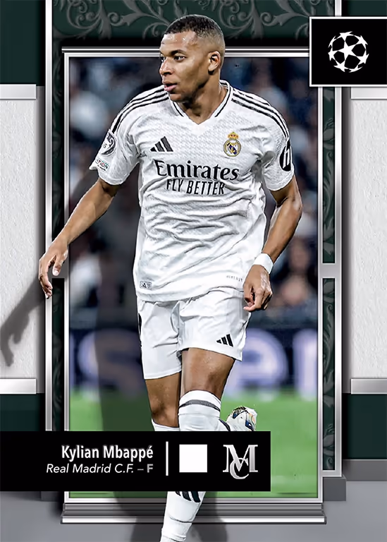 Kylian Mbappe 2024 Topps Museum Collection