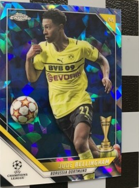 Jude Bellingham 2021 Topps Chrome UCL Sapphire