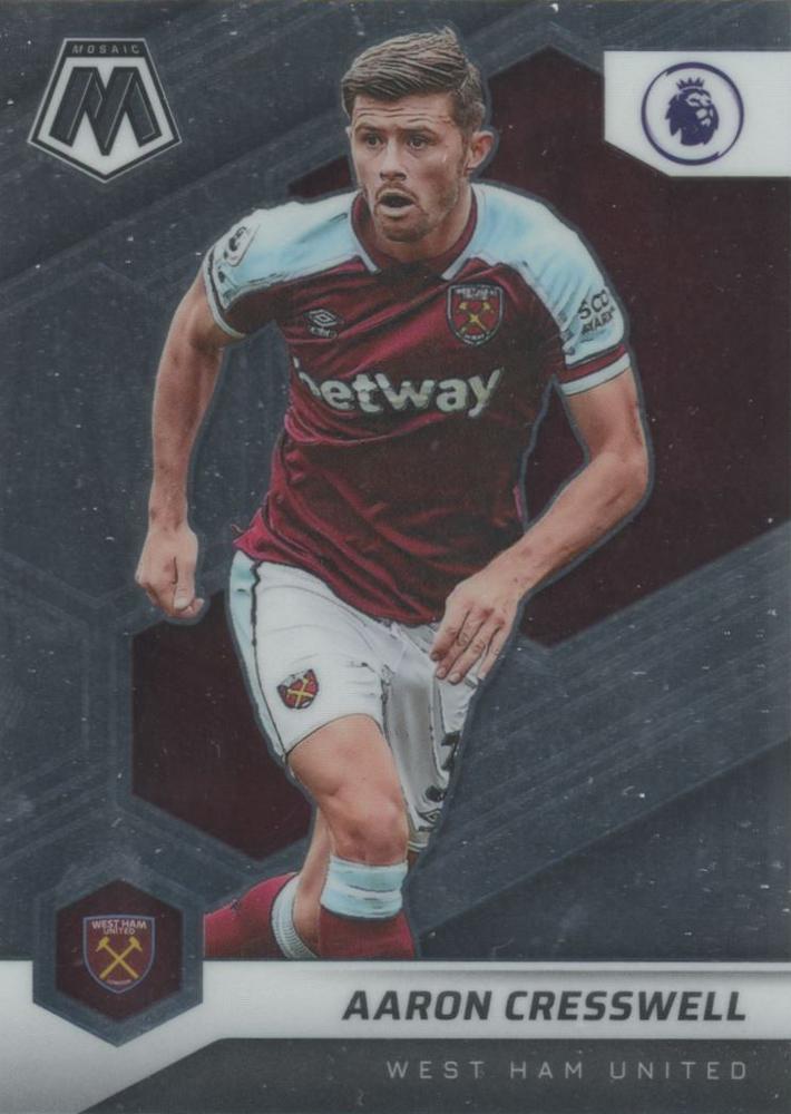 Aaron Cresswell 2021 Panini Mosaic Premier League