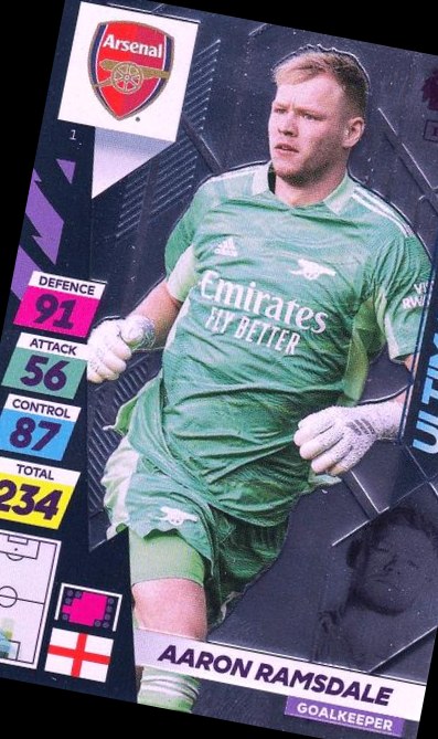 Aaron Ramsdale 2021 Panini Adrenalyn XL Premier League Plus
