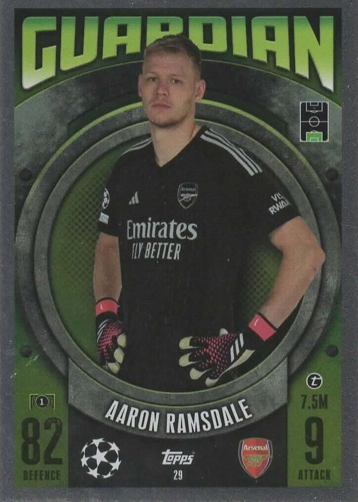 Aaron Ramsdale 2023 Topps Match Attax UEFA Club Competitions