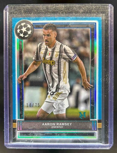 Aaron Ramsey 2020 Topps Museum Collection Sapphire /75