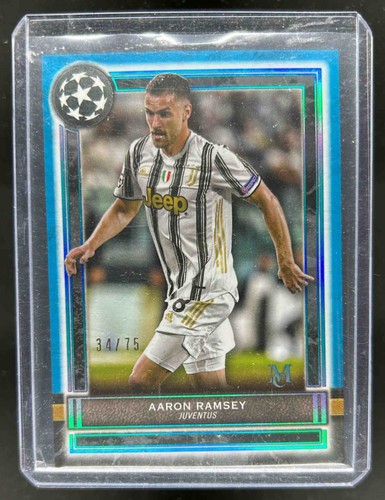 Aaron Ramsey 2020 Topps Museum Collection Sapphire /75