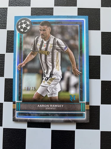 Aaron Ramsey 2021 Topps Museum Sapphire /75