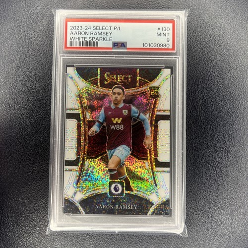 Aaron Ramsey 2023 Panini Select Premier League White Sparkle