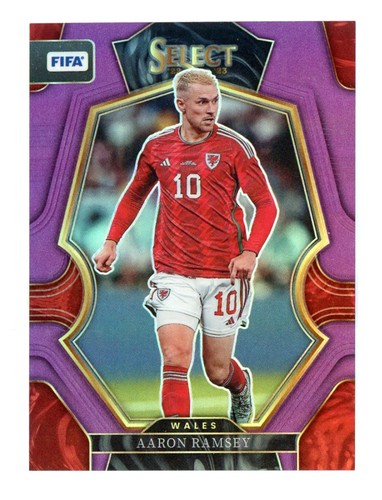 Aaron Ramsey 2022 Panini Select Purple /75