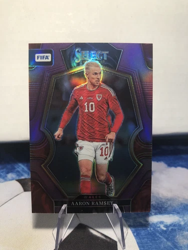 Aaron Ramsey 2022 Panini Select Purple Prizm /75