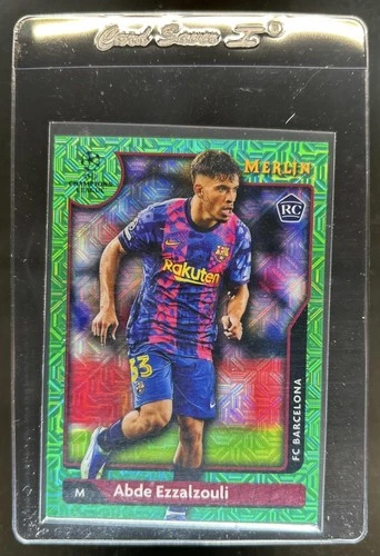 Abde Ezzalzouli 2021 Topps Merlin Chrome Green Refractor /99