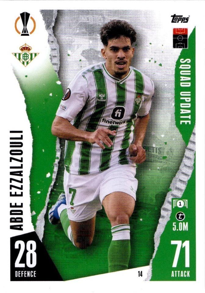 Abde Ezzalzouli 2023 Topps Match Attax UEFA Club Competitions Extra