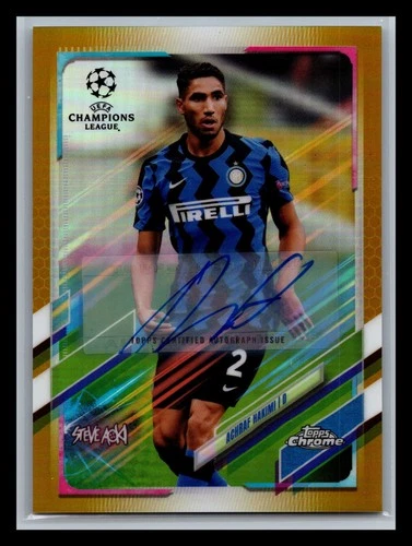 Achraf Hakimi 2021 Topps Chrome /50