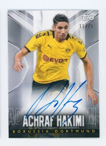 Achraf Hakimi 2020 Topps Chrome /75