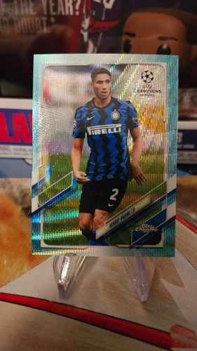 Achraf Hakimi 2020 Topps Chrome Aqua /199