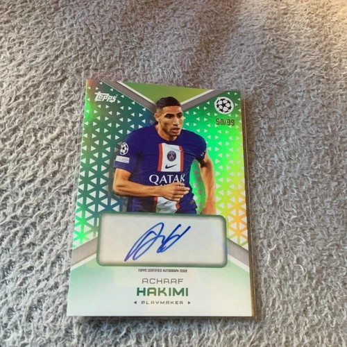 Achraf Hakimi 2022 Topps Chrome Green /99