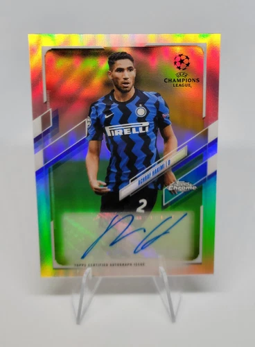 Achraf Hakimi 2020 Topps Chrome Refractor