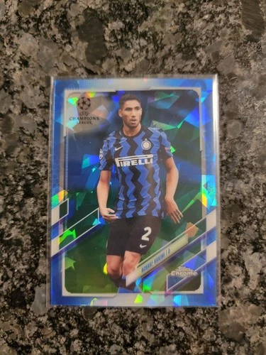 Achraf Hakimi 2021 Topps Chrome Sapphire