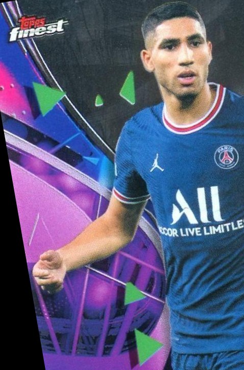 Achraf Hakimi 2021 Topps Finest UEFA 80