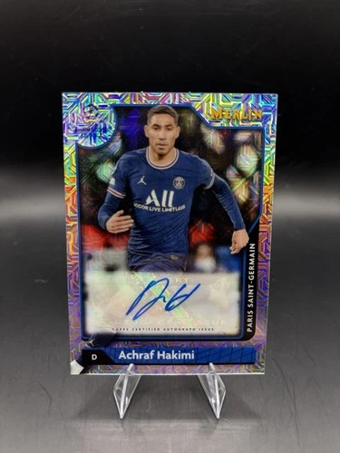 Achraf Hakimi 2021 Topps Merlin Chrome UCL Refractor /99
