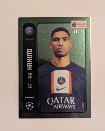 Achraf Hakimi 2021 Topps Merlin Heritage /99