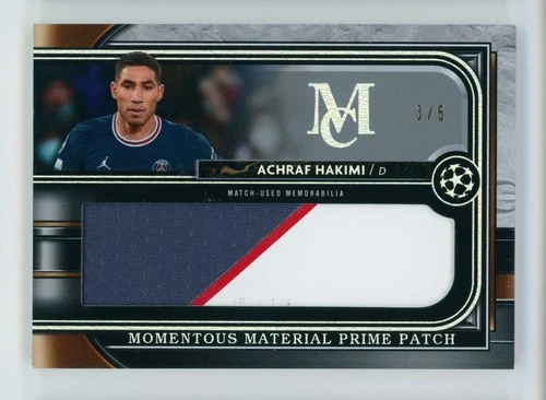 Achraf Hakimi 2021 Topps Museum 3/5