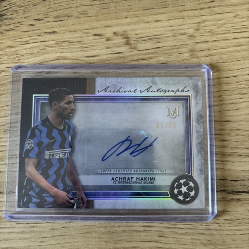 Achraf Hakimi 2020 Topps Museum Collection /99