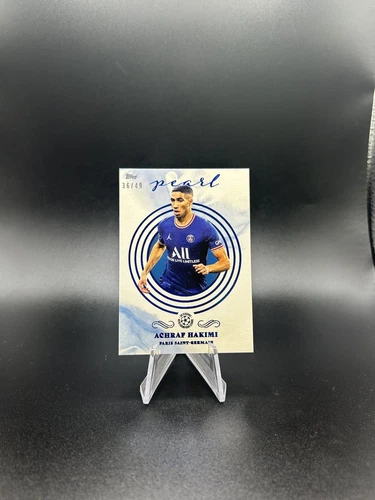 Achraf Hakimi 2021 Topps Pearl Blue /49