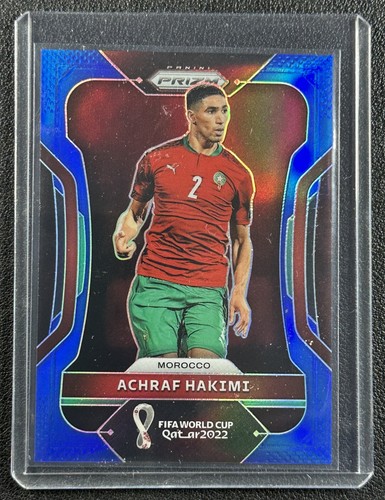 Achraf Hakimi 2022 Panini Prizm Blue /299