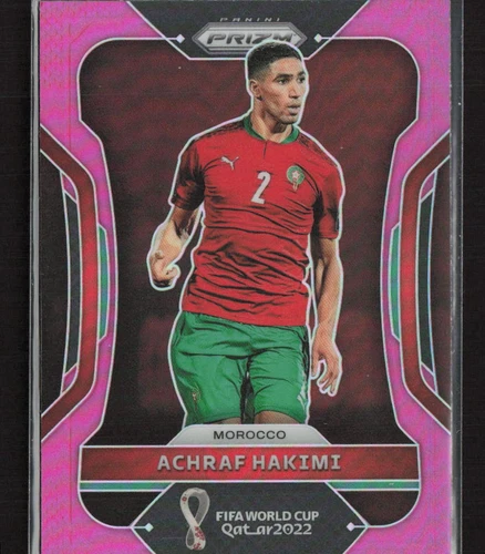 Achraf Hakimi 2022 Panini Prizm Pink