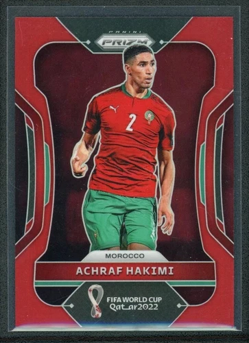 Achraf Hakimi 2022 Panini Prizm Red /399