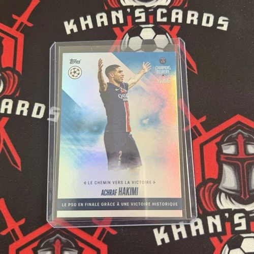 Achraf Hakimi 2024 Topps PSG Champions D'Europe /99