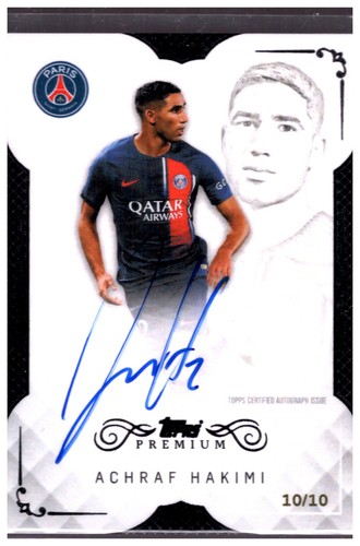 Achraf Hakimi 2023 Topps PSG Premium /10
