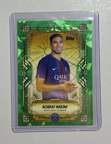 Achraf Hakimi 2025 Topps PSG Team Set Green /99